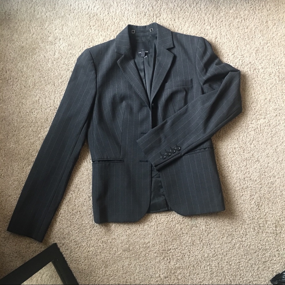 The Limited Pinstripe Blazer